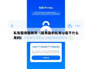 私有服务器聊天（服务器的私有ip是干什么用的）