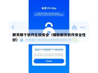 聊天哪个软件比较安全（哪款聊天软件安全性好）