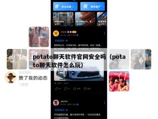 potato聊天软件官网安全吗（potato聊天软件怎么玩）