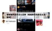 蝙蝠聊天软件怎么密聊（蝙蝠聊天软件怎么密聊啊）