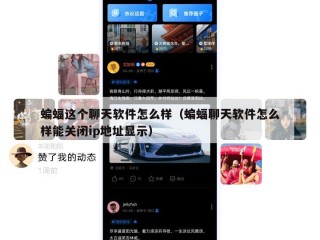 蝙蝠这个聊天软件怎么样（蝙蝠聊天软件怎么样能关闭ip地址显示）