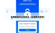 在哪里聊天比较安全（在哪聊天软件）