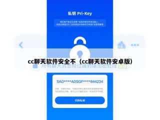 cc聊天软件安全不（cc聊天软件安卓版）