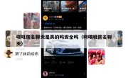 噗叽匿名聊天是真的吗安全吗（啊噗呲匿名聊天）