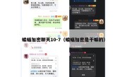 蝙蝠加密聊天10-7（蝙蝠加密是干嘛的）