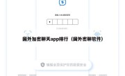 国外加密聊天app排行（国外密聊软件）