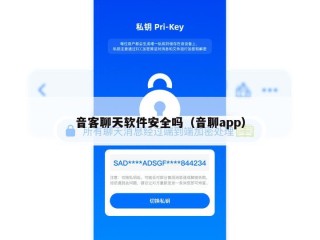 音客聊天软件安全吗（音聊app）