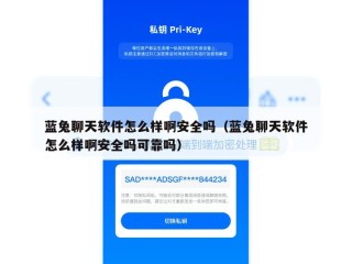 蓝兔聊天软件怎么样啊安全吗（蓝兔聊天软件怎么样啊安全吗可靠吗）