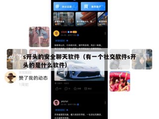 s开头的安全聊天软件（有一个社交软件s开头的是什么软件）