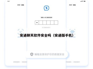 安通聊天软件安全吗（安通版手机）