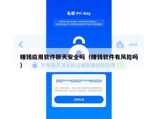 赚钱应用软件聊天安全吗（赚钱软件有风险吗）