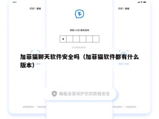 加菲猫聊天软件安全吗（加菲猫软件都有什么版本）