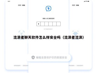 流浪者聊天软件怎么样安全吗（流浪者流浪）