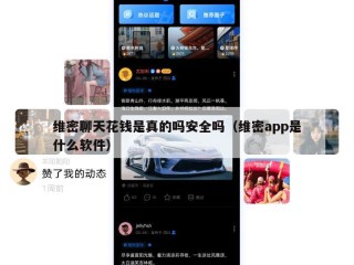 维密聊天花钱是真的吗安全吗（维密app是什么软件）