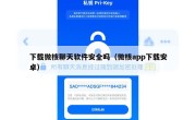 下载微核聊天软件安全吗（微核app下载安卓）