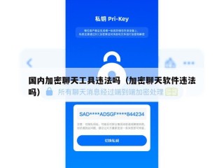 国内加密聊天工具违法吗（加密聊天软件违法吗）