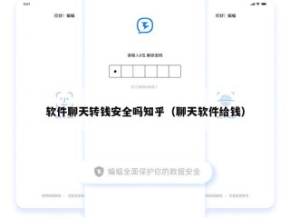 软件聊天转钱安全吗知乎（聊天软件给钱）