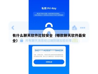 有什么聊天软件比较安全（哪款聊天软件最安全）