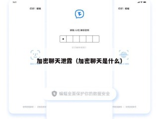 加密聊天泄露（加密聊天是什么）
