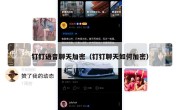钉钉语音聊天加密（钉钉聊天如何加密）