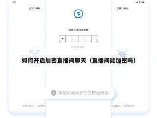 如何开启加密直播间聊天（直播间能加密吗）
