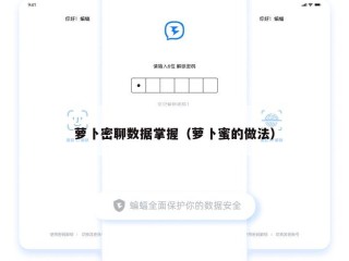 萝卜密聊数据掌握（萝卜蜜的做法）