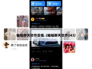 蝙蝠聊天软件百度（蝙蝠聊天软件243）