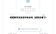 斌哥聊天交友软件安全吗（斌哥去哪了）