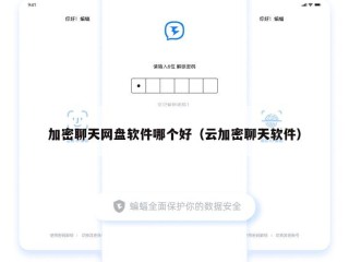 加密聊天网盘软件哪个好（云加密聊天软件）