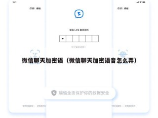 微信聊天加密语（微信聊天加密语音怎么弄）