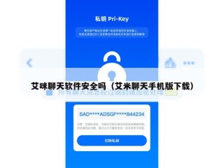 艾咪聊天软件安全吗（艾米聊天手机版下载）
