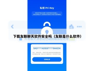 下载友联聊天软件安全吗（友联是什么软件）