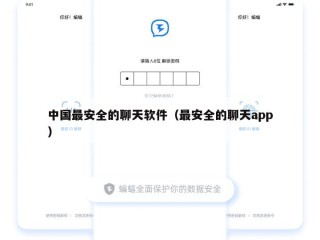 中国最安全的聊天软件（最安全的聊天app）