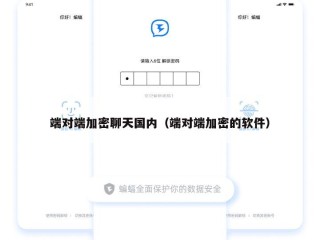 端对端加密聊天国内（端对端加密的软件）