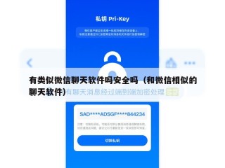 有类似微信聊天软件吗安全吗（和微信相似的聊天软件）