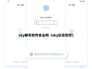 sky聊天软件安全吗（sky社交软件）