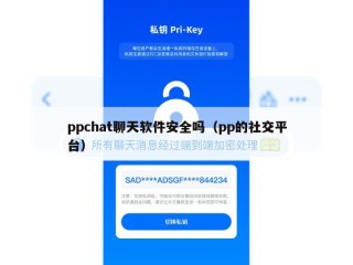 ppchat聊天软件安全吗（pp的社交平台）
