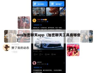 oos加密聊天app（加密聊天工具有哪些）