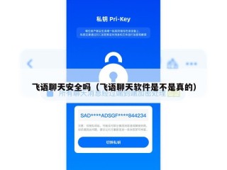 飞语聊天安全吗（飞语聊天软件是不是真的）