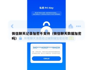 微信聊天记录加密不支持（微信聊天数据加密吗）