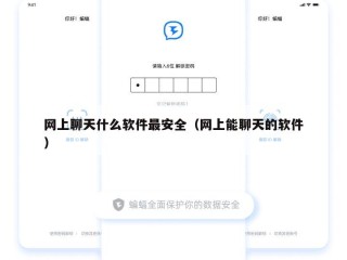 网上聊天什么软件最安全（网上能聊天的软件）