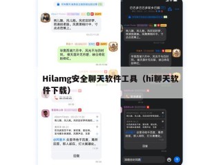 Hilamg安全聊天软件工具（hi聊天软件下载）