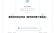 聊天软件安全性高（聊天软件哪个更安全）