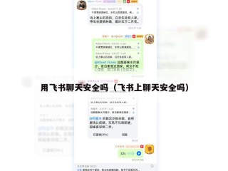 用飞书聊天安全吗（飞书上聊天安全吗）