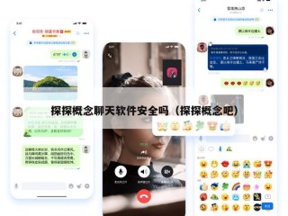 探探概念聊天软件安全吗（探探概念吧）