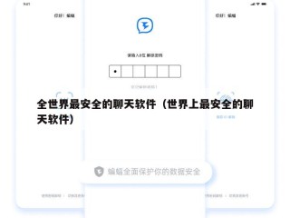 全世界最安全的聊天软件（世界上最安全的聊天软件）