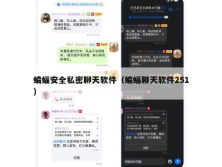 蝙蝠安全私密聊天软件（蝙蝠聊天软件251）