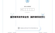 国外聊天软件安全性（国外聊天软件t）