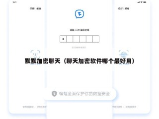 默默加密聊天（聊天加密软件哪个最好用）