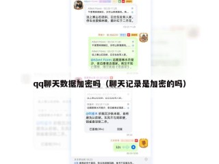 qq聊天数据加密吗（聊天记录是加密的吗）